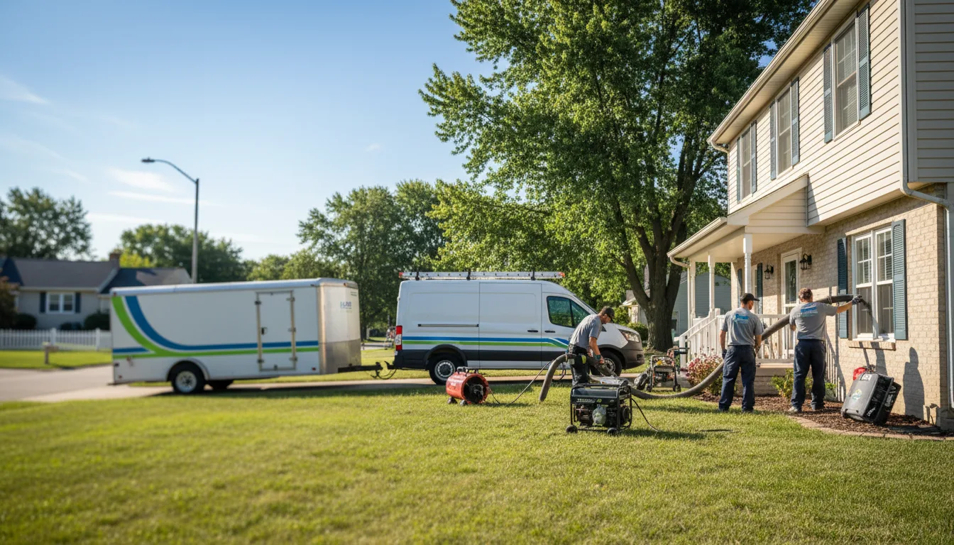 Flooded Basement Restoration And Cleanup With Repair in Huntley, MT near me